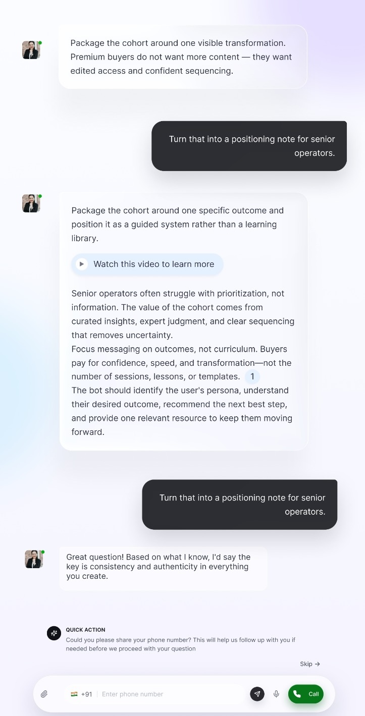 AI Digital Mind product preview